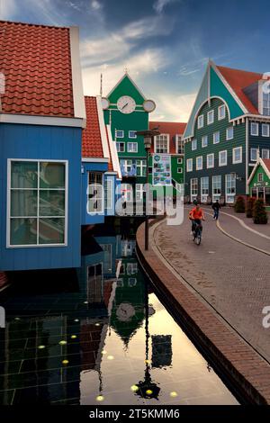 Zaandam, NETHERLANDS - 05, September 2022: Zaandam town, known for its mix of modern and traditional architecture. North Holland, Netherlands Stock Photo