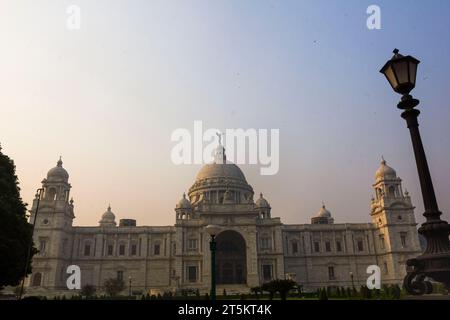 Victoria Memorial, Kolkata is the largest monument to a monarch anywhere in the world. Stock Photo