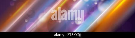 Abstract colorful shiny bokeh banner vector graphic design Stock Vector