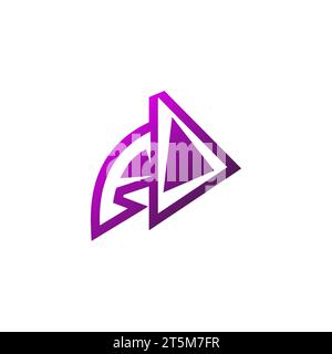 FO Premium emblem logo initial esport and gaming design concept Stock Vector