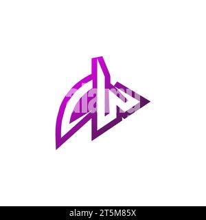 CW Premium emblem logo initial esport and gaming design concept Stock Vector