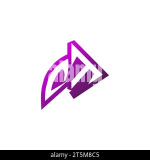 DT Premium emblem logo initial esport and gaming design concept Stock Vector