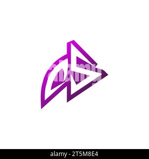 DS Premium emblem logo initial esport and gaming design concept Stock Vector
