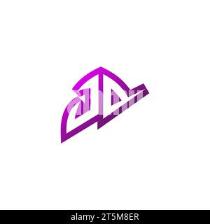 JD Premium emblem logo initial esport and gaming design concept Stock Vector