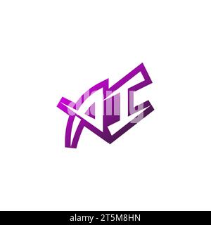 AI Premium emblem logo initial esport and gaming design concept Stock Vector