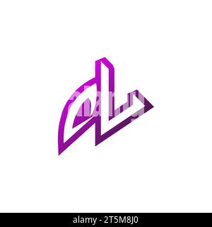 DU Premium emblem logo initial esport and gaming design concept Stock Vector