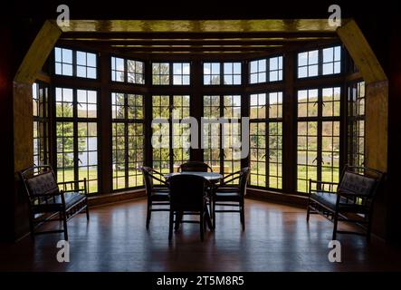 The Red House Area of Allegany State Park, New York Stock Photo