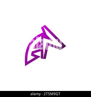 FN Premium emblem logo initial esport and gaming design concept Stock Vector