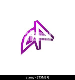 DP Premium emblem logo initial esport and gaming design concept Stock Vector