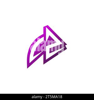 CZ Premium emblem logo initial esport and gaming design concept Stock Vector