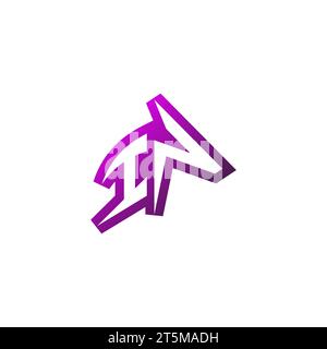 IN Premium emblem logo initial esport and gaming design concept Stock Vector