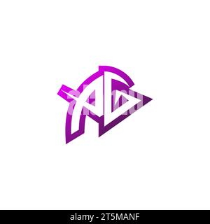 PG Premium emblem logo initial esport and gaming design concept Stock Vector