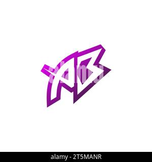 PB Premium emblem logo initial esport and gaming design concept Stock Vector
