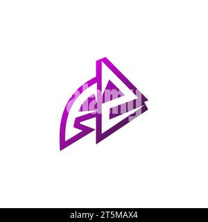 FZ Premium emblem logo initial esport and gaming design concept Stock Vector