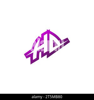 HD Premium emblem logo initial esport and gaming design concept Stock Vector