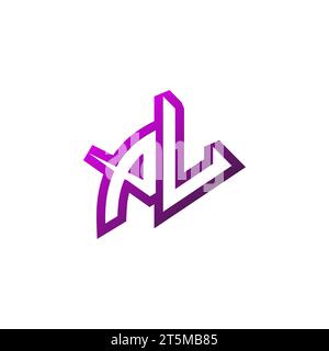 PU Premium emblem logo initial esport and gaming design concept Stock Vector