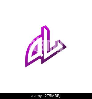 QU Premium emblem logo initial esport and gaming design concept Stock Vector
