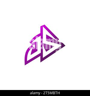 JS Premium emblem logo initial esport and gaming design concept Stock Vector
