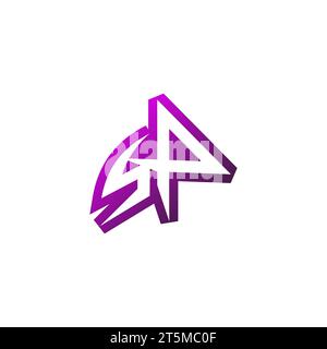 SP Premium emblem logo initial esport and gaming design concept Stock Vector