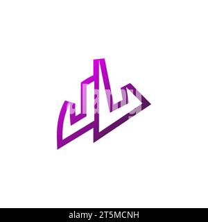UL Premium emblem logo initial esport and gaming design concept Stock Vector