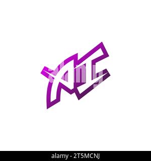 PI Premium emblem logo initial esport and gaming design concept Stock Vector