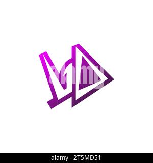 VO Premium emblem logo initial esport and gaming design concept Stock Vector
