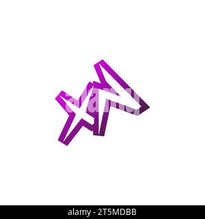 XN Premium emblem logo initial esport and gaming design concept Stock Vector