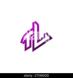 TU Premium emblem logo initial esport and gaming design concept Stock Vector