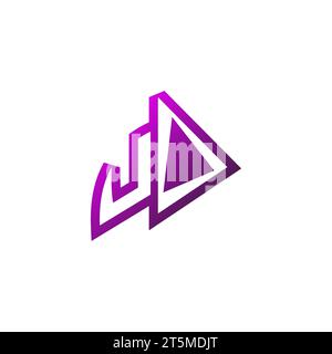 UO Premium emblem logo initial esport and gaming design concept Stock Vector