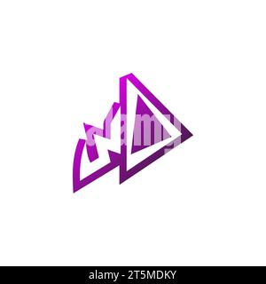 WO Premium emblem logo initial esport and gaming design concept Stock Vector