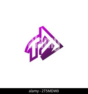 TT Premium emblem logo initial esport and gaming design concept Stock Vector