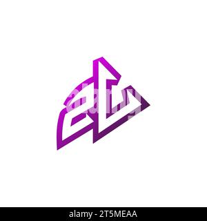ZV Premium emblem logo initial esport and gaming design concept Stock Vector