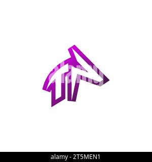 TN Premium emblem logo initial esport and gaming design concept Stock Vector