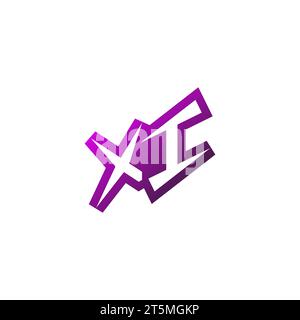 XI Premium emblem logo initial esport and gaming design concept Stock Vector