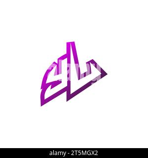 YL Premium emblem logo initial esport and gaming design concept Stock Vector