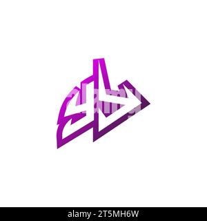 YY Premium emblem logo initial esport and gaming design concept Stock Vector