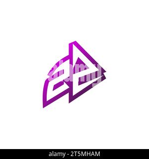 ZZ Premium emblem logo initial esport and gaming design concept Stock Vector