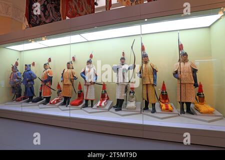 Beijing - June 28, 2019: Eight Banners Armored Clothing Exhibition, Chinese People's Revolutionary Military Museum, Beijing, China Stock Photo