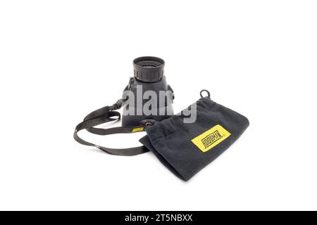 Irvine, Scotland, UK - October  26, 2023: Goodman branded glare-free outdoor LCD viewing Loupe for viewing the rear LCD screens of digital cameras. Stock Photo
