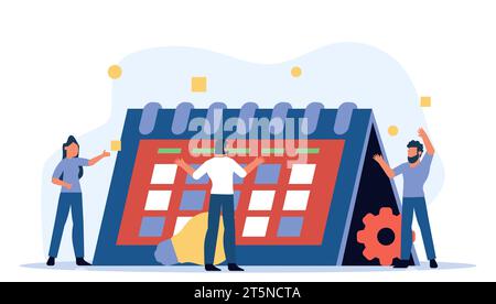 Businessman successful career vector illustration, company robust growth in the competitive corporate world. Business work with people sale home. Stock Vector