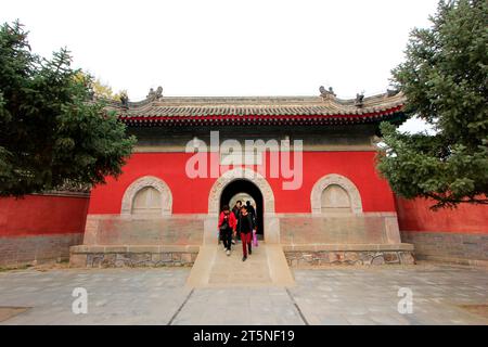 CHENGDE CITY -  OCTOBER 20: YongYou Temple landscape architecture in chengde mountain resort, on october 20, 2014, Chengde City, Hebei Province, China Stock Photo