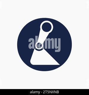 Letter O Logo Excavator For Construction Logo Vector Template Stock Vector