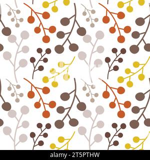 Seamless floral pattern element vector shape doodle plant abstract texture background illustration for digital paper and print materials. Stock Vector