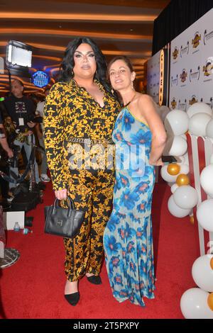 Hollywood, USA. 03rd Nov, 2023. HOLLYWOOD, FLORIDA - November 03: Actress Xtacy Love and Jennifer Gibson attend the 38th annual Fort Lauderdale International Film Festival at Seminole Hard Rock Hotel & Casino, Hollywood on November 03, 2023 in Hollywood, Florida. (Photo by JL/Sipa USA) Credit: Sipa USA/Alamy Live News Stock Photo