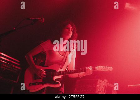 Copenhagen, Denmark. 03rd, November 2023. The American rock band Tarah Who? performs a live concert at Pumpehuset in Copenhagen. (Photo credit: Gonzales Photo - Mathias Kristensen). Stock Photo