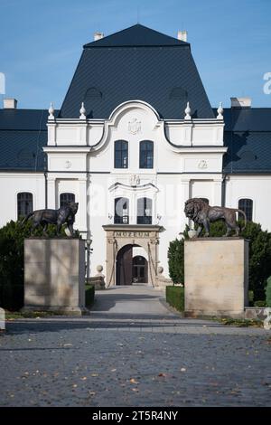 The manor house in Humenne, Slovakia Stock Photo