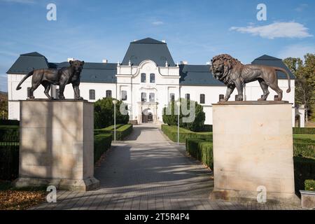 The manor house in Humenne, Slovakia Stock Photo