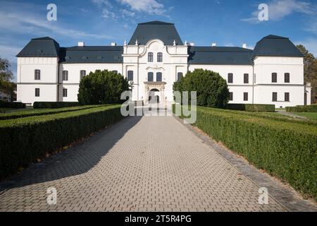 The manor house in Humenne, Slovakia Stock Photo