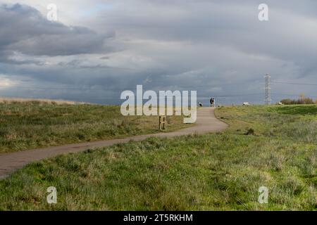 Views of Cutacre Country Park near Bolton, Greater Manchester Stock Photo