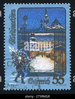 AUSTRIA - CIRCA 2004: stamp printed by Austria, shows Christmas, circa 2004 Stock Photo